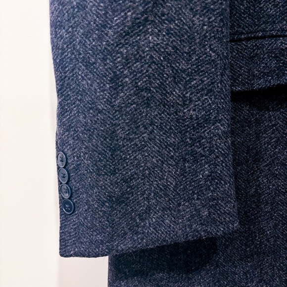 CALVIN KLEIN Grey wool coat - Picture 2 of 7